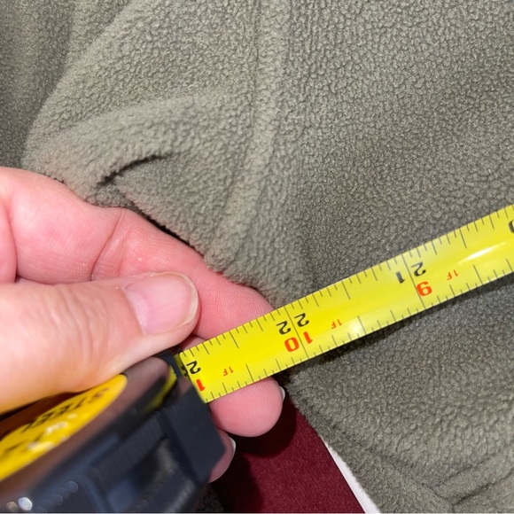 Champion Quarter Zip Pullover Sweatshirt Green - Picture 12 of 14